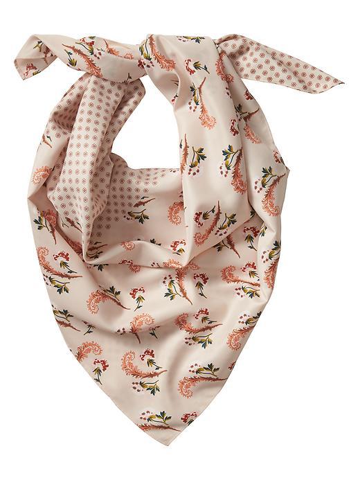 Banana Republic Enid Floral Square Scarf Size One Size - Cream