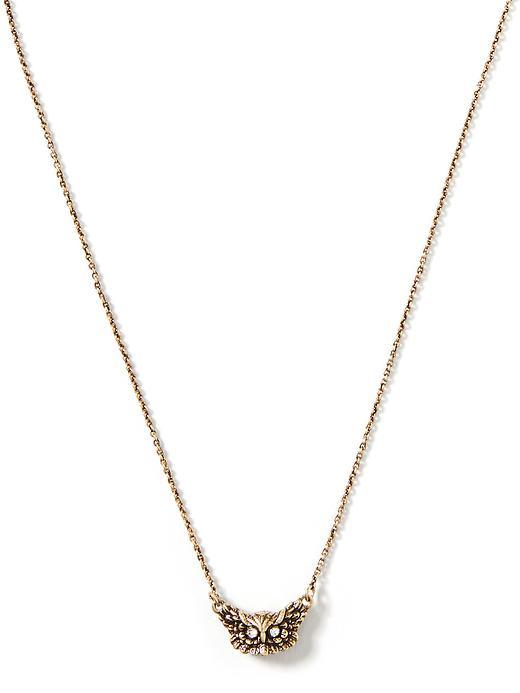 Banana Republic Owl Pendant Size One Size - Brass