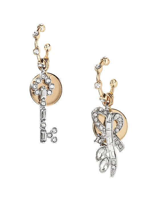 Banana Republic Treasure Trove Charm Earring Size One Size - Mixed Metal