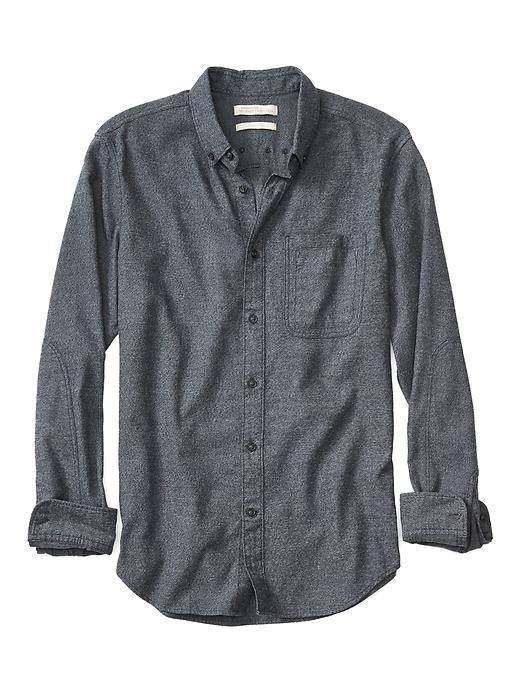 Banana Republic Mens Heritage Solid Shirt - Navy