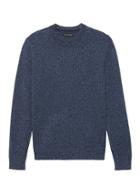 Banana Republic Mens Extra-fine Italian Merino Woolcrew-neck Sweater Navy Blue Size L