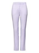 Banana Republic Womens Ryan Slim Straight-fit Machine-washable Italian Wool Blend Pant Lilac Size 12
