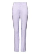 Banana Republic Womens Ryan Slim Straight-fit Machine-washable Italian Wool Blend Pant Lilac Size 12