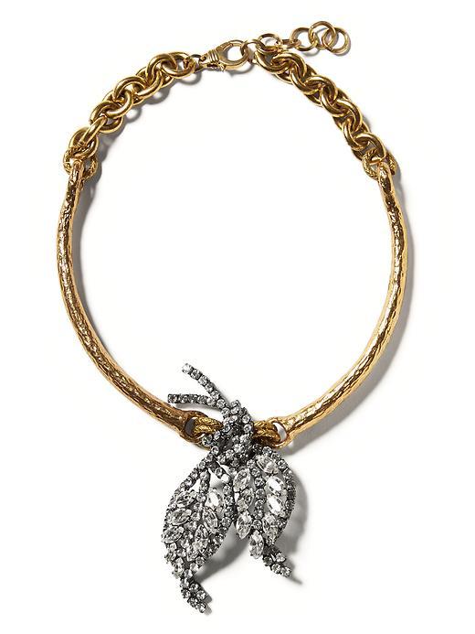 Banana Republic Womens Elizabeth Cole Vaughan Necklace Size One Size - Crystal