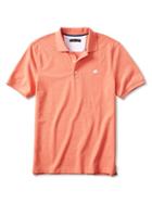 Banana Republic Mens Signature Pique Polo Size L Tall - Orange Heather