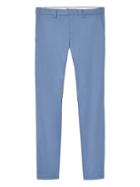 Banana Republic Mens Mason Athletic Tapered Rapid Movement Chino Pant Coastal Blue Size 35w
