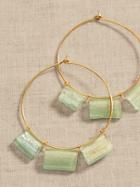 Roman Glass Hoops | Aureus + Argent