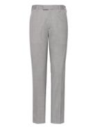 Banana Republic Mens Athletic Tapered Performance Stretch Wool Dress Pant Ghost Gray Size 31w