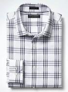 Banana Republic Mens Camden Fit Non Iron Textured Shirt - Comet Blue