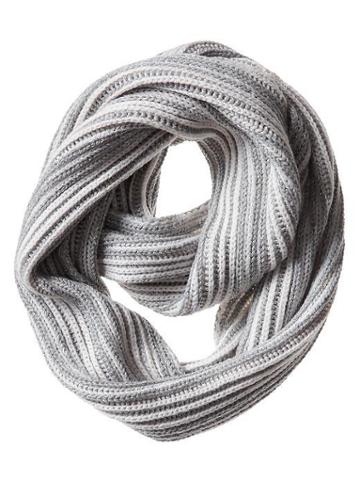 Banana Republic Mixed Metallic Infinity Scarf - Grey