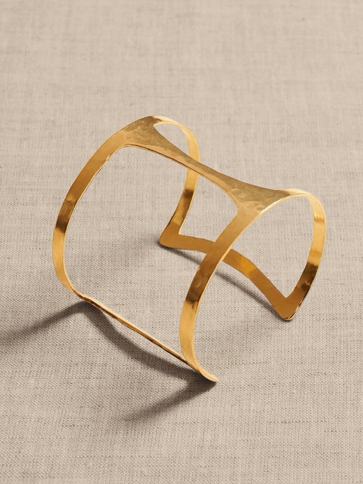 Sigri Brass Cuff | Aureus + Argent