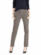Banana Republic Womens Ryan Plaid Wool Size 0 Short - Brown Glenplaid