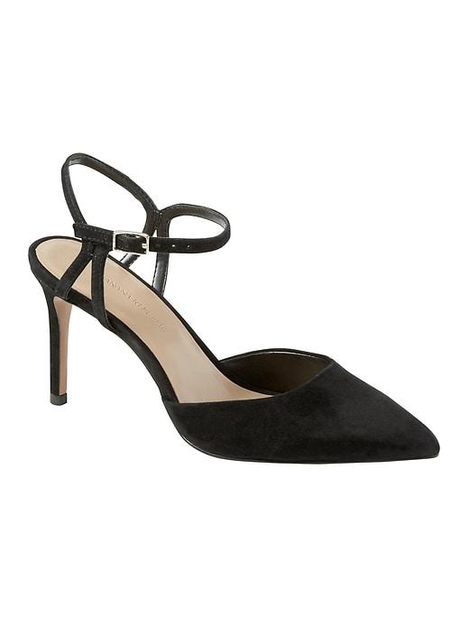 Banana Republic Womens Madison 12-hour Side Cut-out Pump Black Size 8 1/2