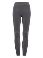 Banana Republic Womens Life In Motion Cropped Ribbed Legging Volcanic Gray Size M