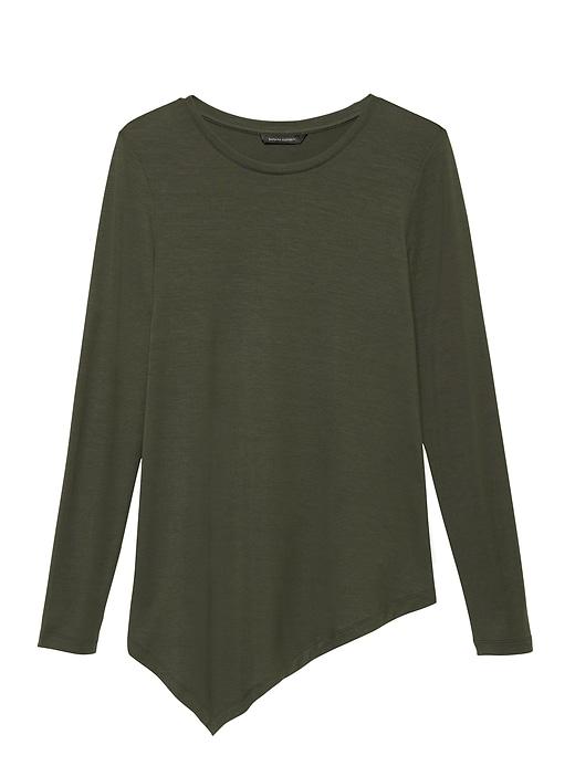 Banana Republic Threadsoft Asymmetrical-hem Top