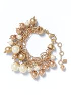 Banana Republic Womens Blush Pearl Bracelet Peaches & Cream Size One Size