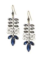 Banana Republic Womens Vintage Cascade Earring Everblue Size One Size