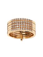 Banana Republic Sparkle Stack Ring Size 5 - Gold