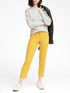 Banana Republic Womens Cocoon-sleeve Sweater Heather Light Gray Size L