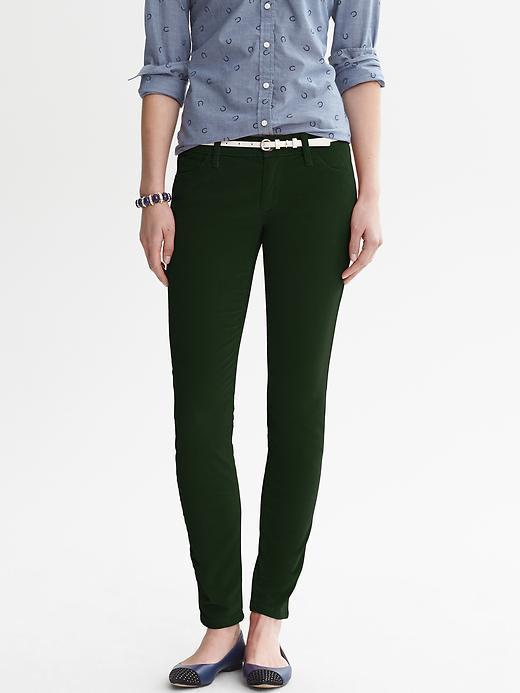 Banana Republic Skinny Ankle Cord - Country Green