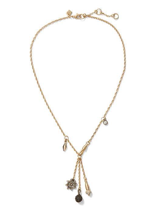 Banana Republic Mariner Cham Necklace - Gold