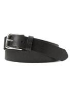 Banana Republic Mens Cross Stitch Dress Belt - Black