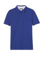 Banana Republic Mens Don';t-sweat-it Pindot Polo Shirt Voltage Blue Size L