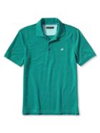 Banana Republic Mens Signature Pique Polo Size L Tall - Turquoise Heather