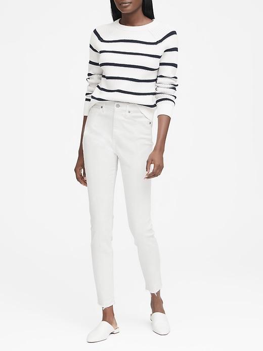 Banana Republic Petite High-rise Straight Ankle Jean