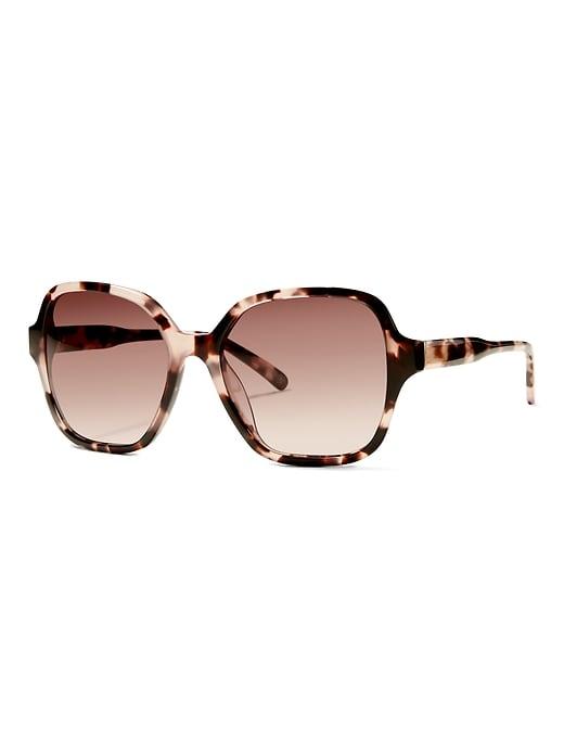 Banana Republic Womens Leila Sunglasses Blush Size One Size