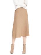 Banana Republic Womens Midi Sweater Skirt - Golden Grain