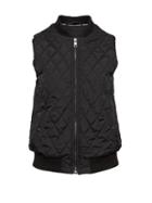 Banana Republic Womens Quilted Vest Black Size M