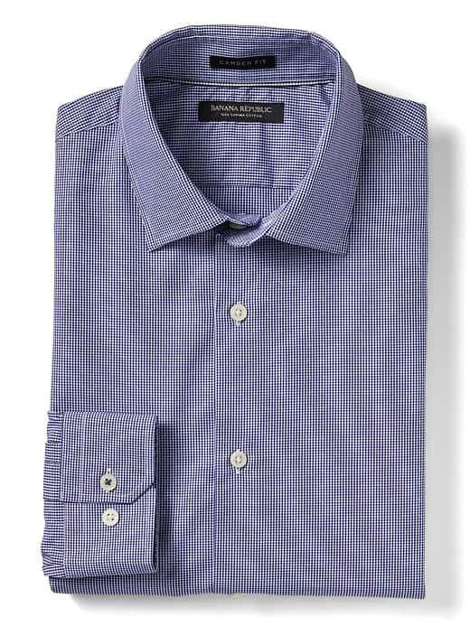 Banana Republic Camden Fit Supima Shirt - Dreamy Royal