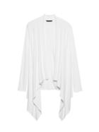 Banana Republic Womens Soft Jersey Waterfall Cardigan White Size L