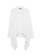 Banana Republic Womens Soft Jersey Waterfall Cardigan White Size L