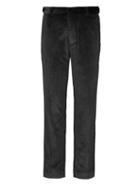 Banana Republic Mens Br X Kevin Love   Athletic Tapered Corduroy Dress Pant Dark Shadow Black Size 28w
