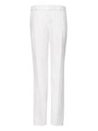 Banana Republic Womens Avery Straight-fit Stretch Linen-cotton Pant White Size 4