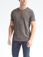 Banana Republic Mens Soft Wash Tee - Chocolate Brown