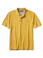 Banana Republic Mens Signature Pique Polo Size L Tall - Gold Light