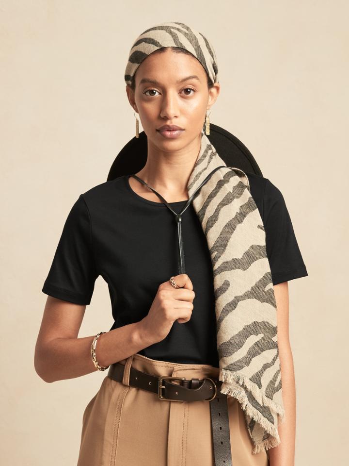 Luxe Touch Crew-neck T-shirt