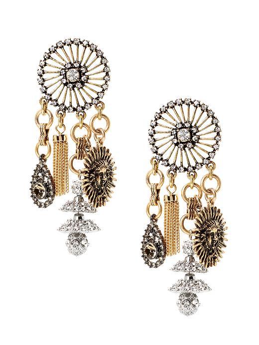 Banana Republic Artisan Mixed Media Drop Earring Size One Size - Mixed Metal