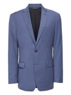 Banana Republic Mens Standard Blue Italian Wool Suit Jacket Comet Blue Size 48