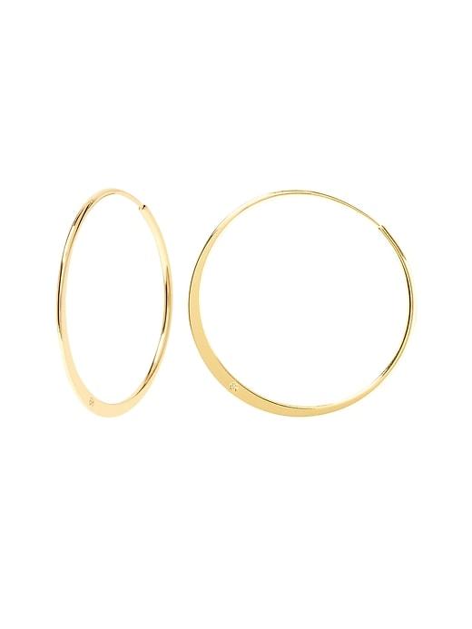 Banana Republic Basic Flat Hoop Earrings