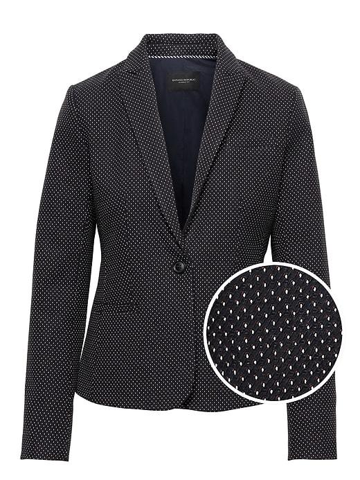 Banana Republic Classic-fit Polka Dot Blazer