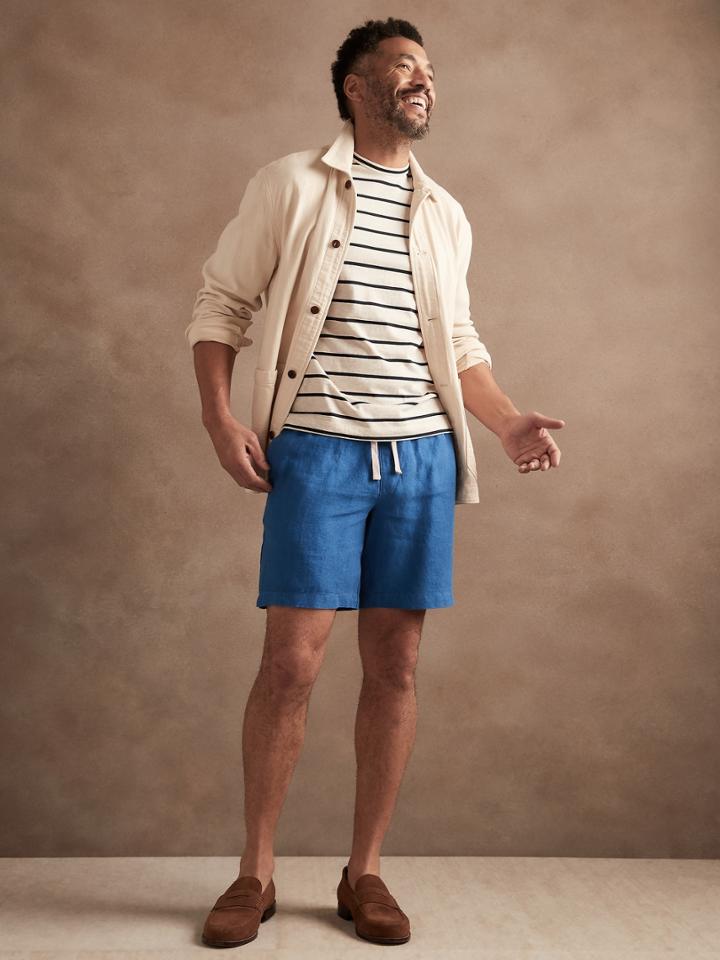 8 Linen Easy Short