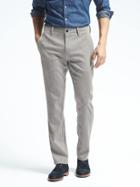 Banana Republic Mens Emerson Twill Pant - Light Gray