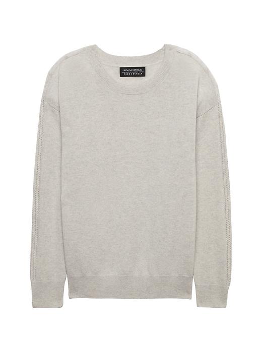 Banana Republic Womens Todd & Duncan Cashmere Drop Shoulder Sweater Heather Gray Size Xs