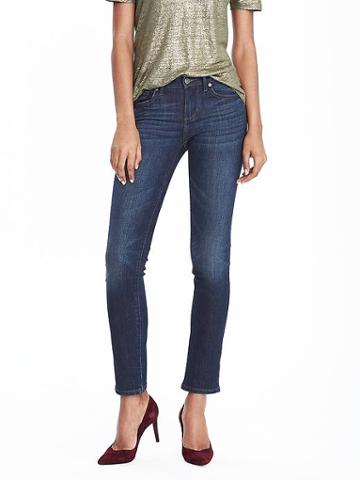Banana Republic Straight Jean Size 0 Regular - Dark Wash