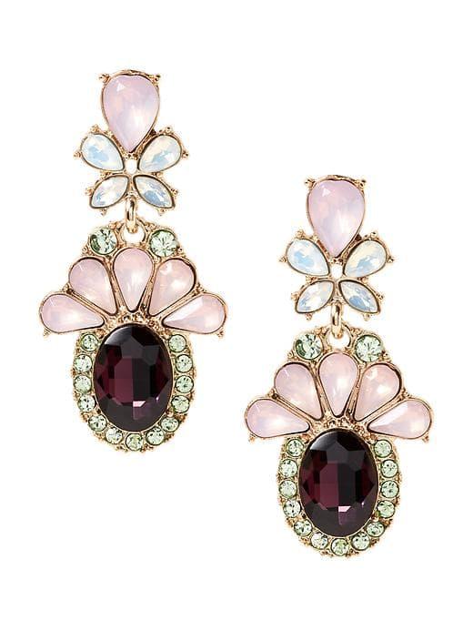 Banana Republic Lavender Petal Earring - Lavender