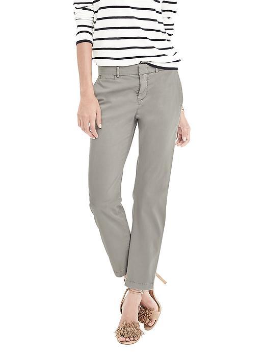 Banana Republic Womens Straight Fit Crop Chino Size 0 Regular - Tarpoon
